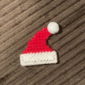 Handmade Santa hat magnet
